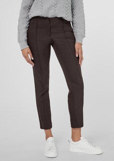 Skinny fit stretch trousers with piping thumbnail 1