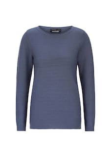 Fijn gebreide tricot pullover met boothals thumbnail 6