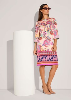 Sommerkleid im Paisley-Design mit 3/4-Ärmeln thumbnail 4