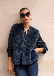 Faux-Fur-Weste thumbnail 7