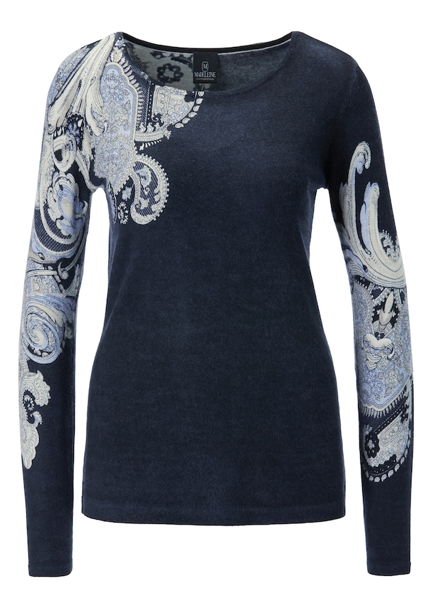 Jumper with Paisley design