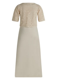 Zweiteiliges Set aus Jerseykleid und Häkelshirt thumbnail 3