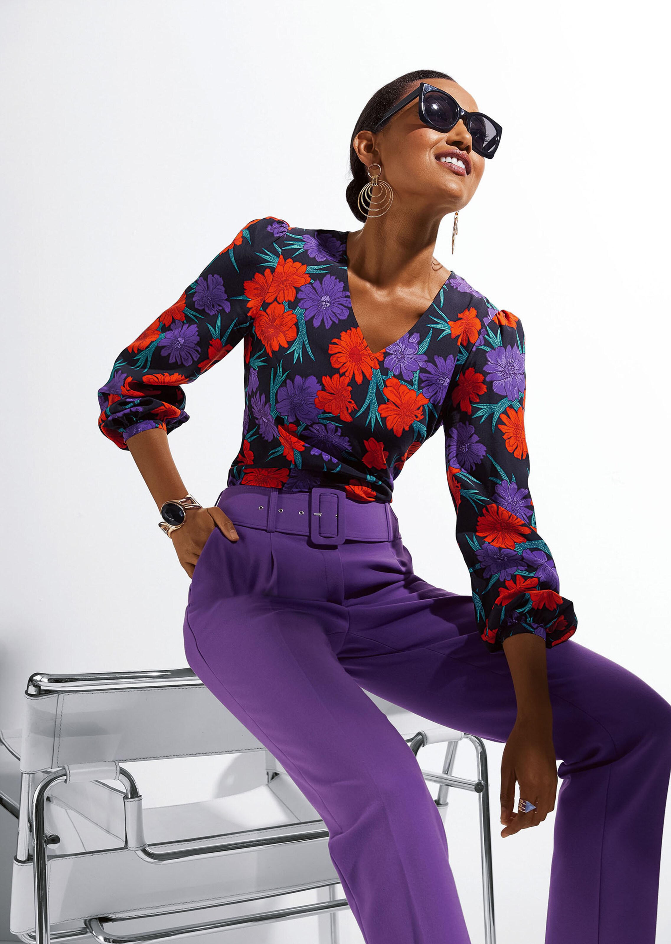 fig London Molly blouse　セーラーカラー fig London（フィグロンドン）の「Molly blouse（シャツ