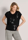 Shirt mit floralem Pailletten-Motiv thumbnail 1