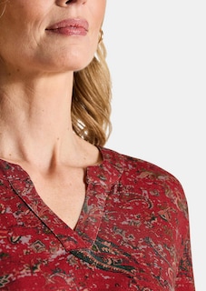 Langarmshirt mit Paisleymuster thumbnail 5