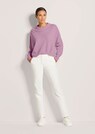 Kurzer Oversize-Pullover mit Kaschmir thumbnail 2