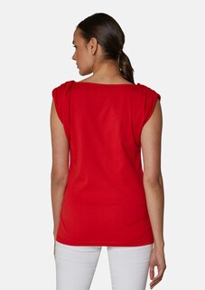 Ärmelloses Shirt mit U-Boot-Ausschnitt thumbnail 3