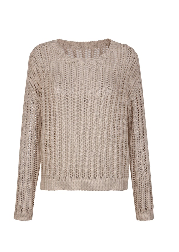 Pullover mit Lochstrickmuster 5