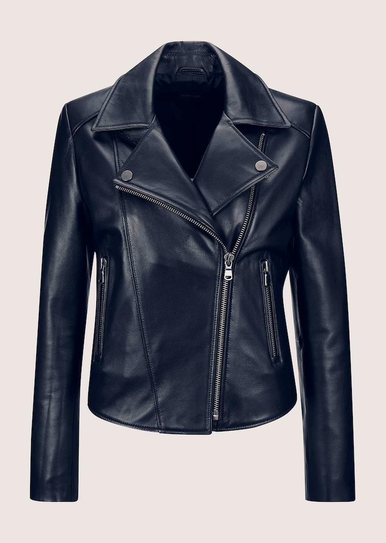 Lederjacke im Biker-Style