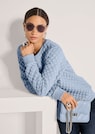 Sweatshirt mit Cloqué-Struktur thumbnail 4
