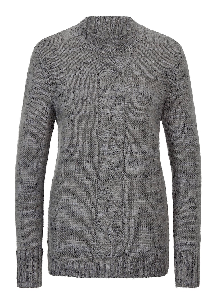 Tricot pullover met kabelpatroon