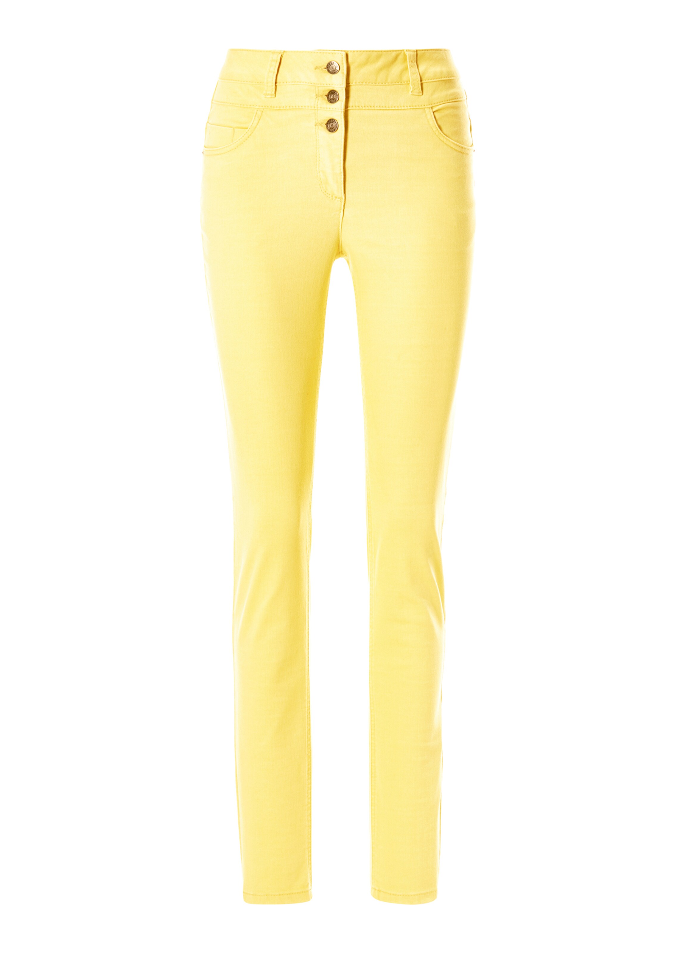 Enge Jeans mit hohem Bund