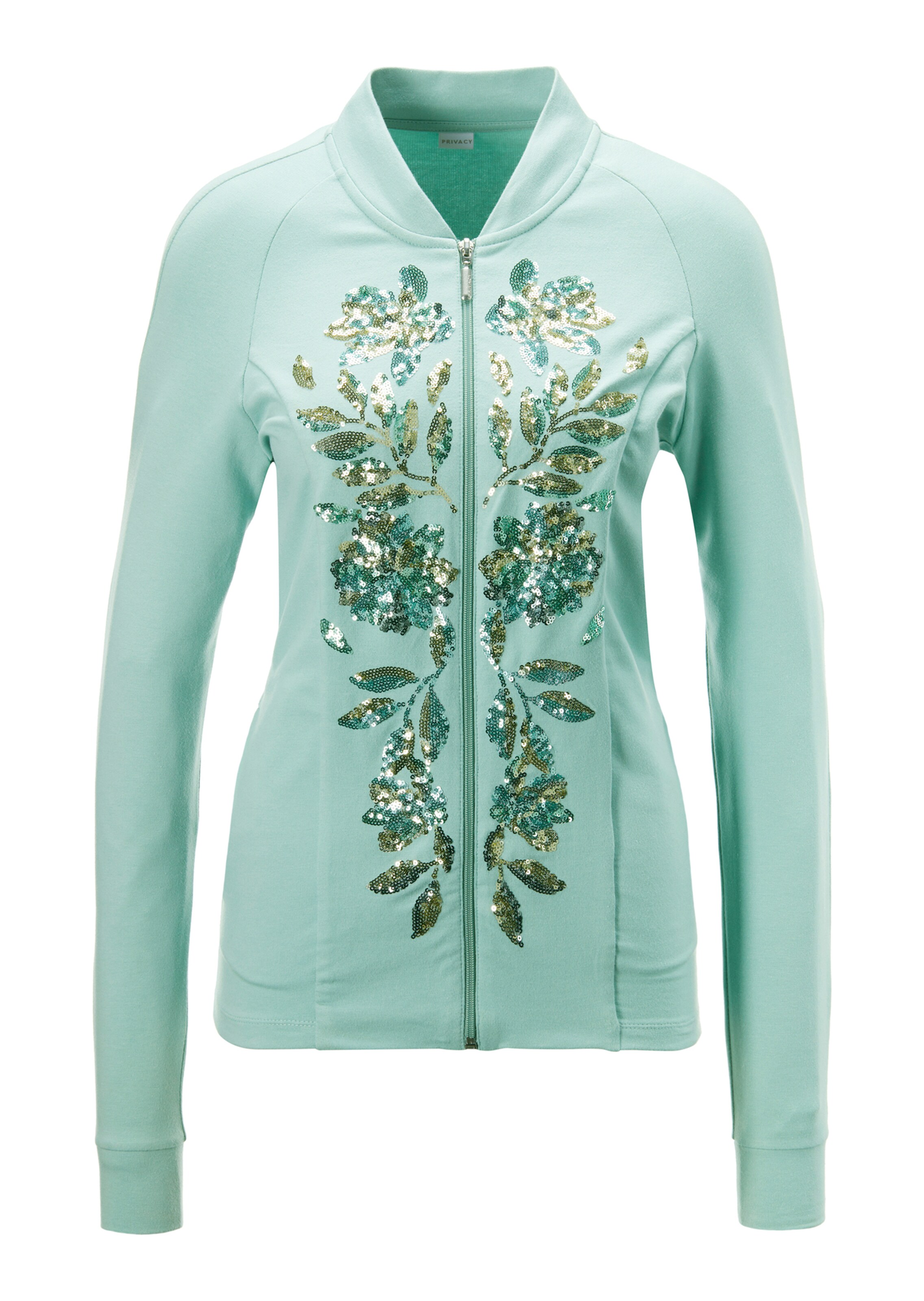 Jacke mit opulenter Pailletten-Dekoration
