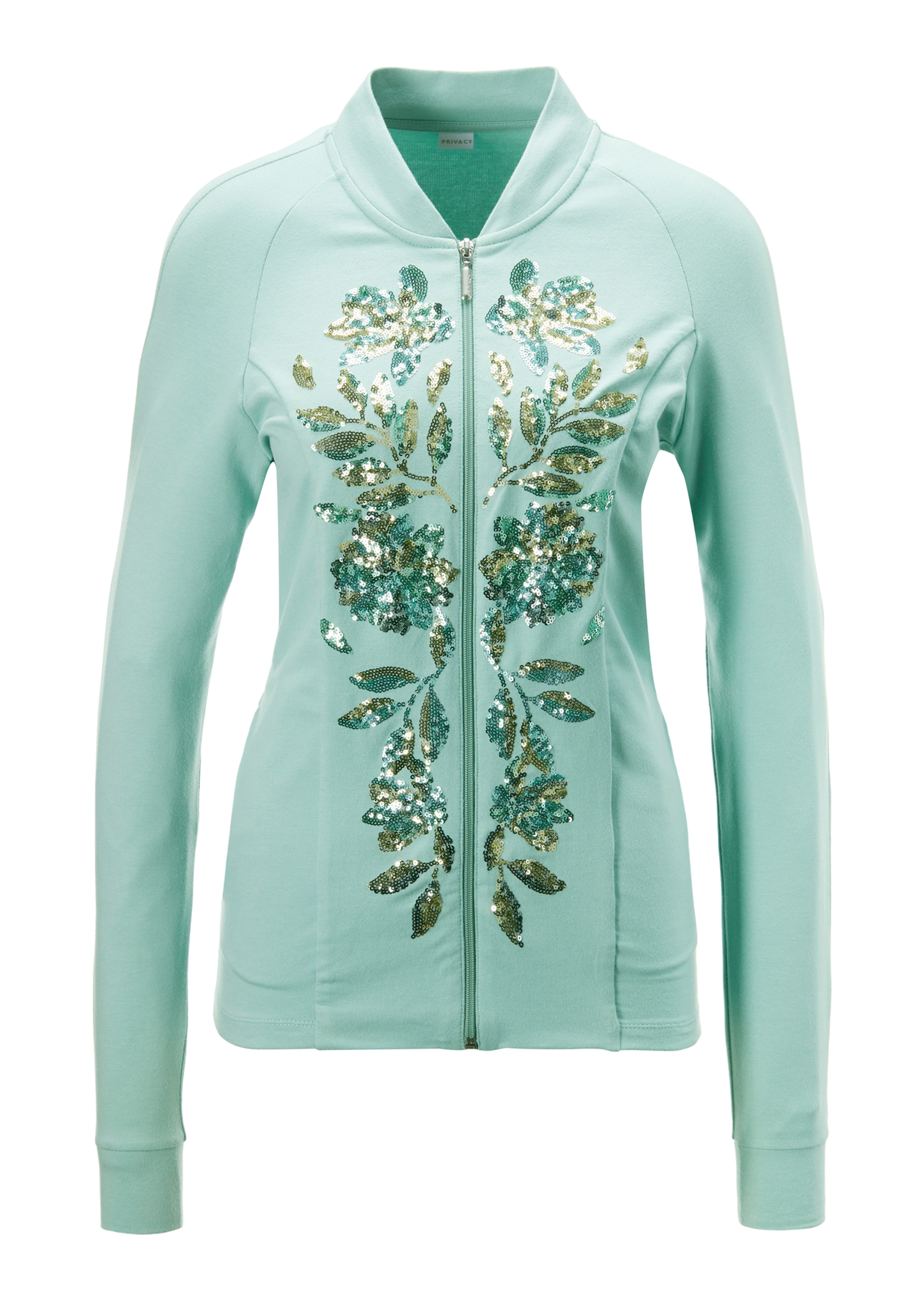 Jacke mit opulenter Pailletten-Dekoration