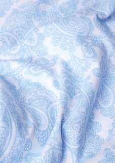 Baumwoll-Pyjama mit femininem Paisleydruck und Knopfleiste thumbnail 4