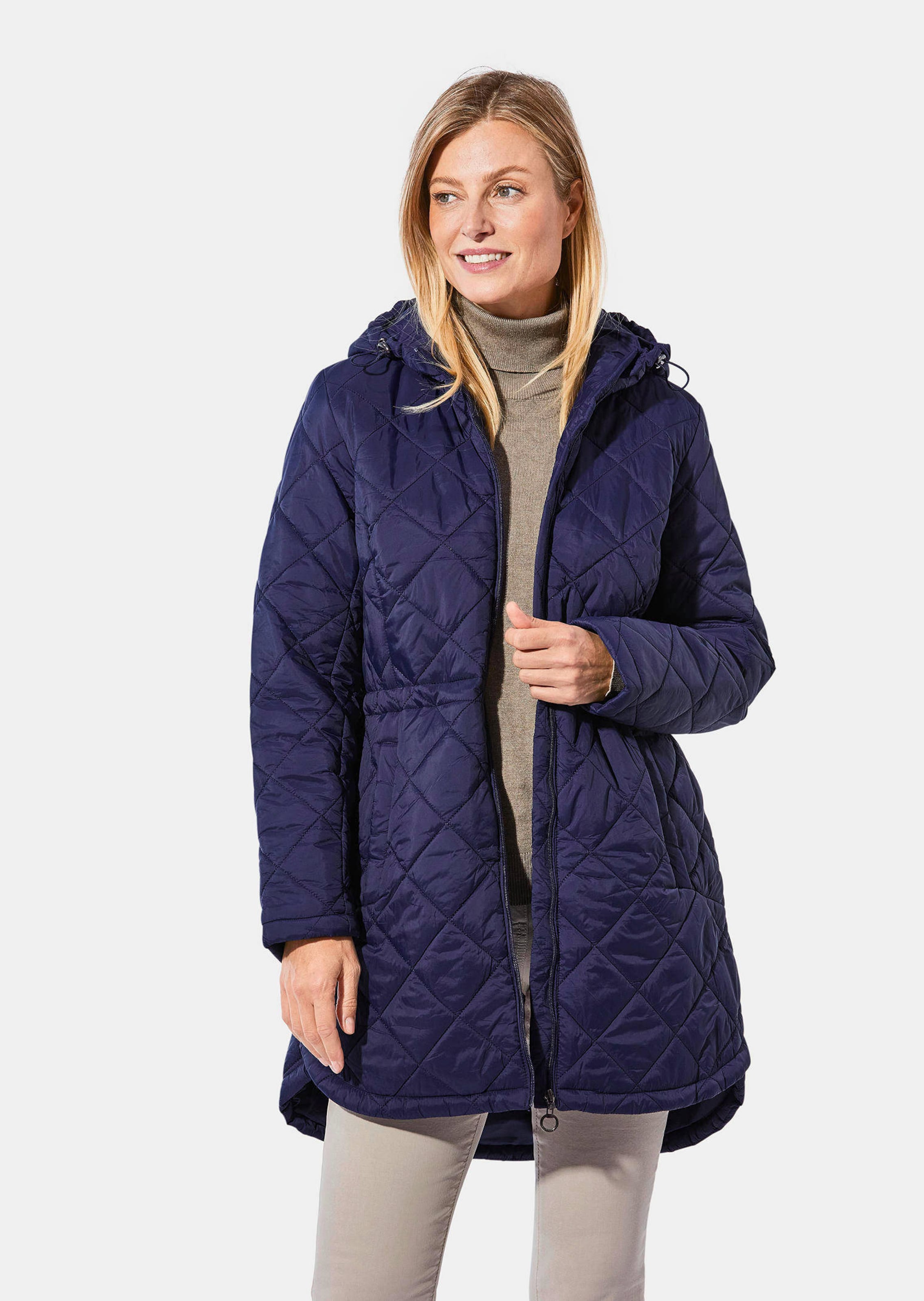 Veste matelassée avec base plus longue au dos en grandes tailles