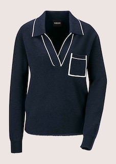 Strickpullover im Polo-Style thumbnail 6