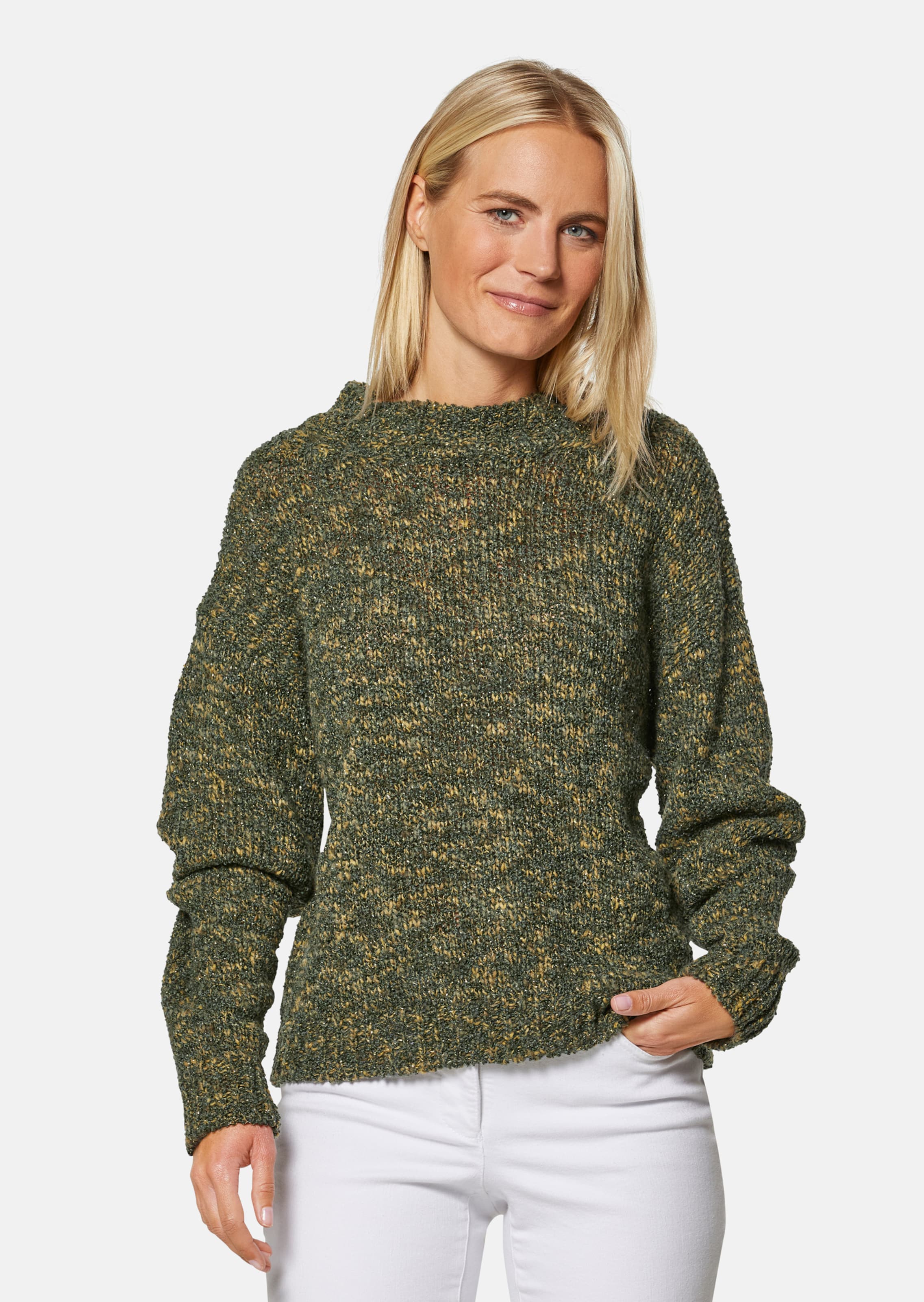 Pullover mit Stehkragen