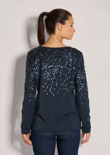Sweatshirt mit Glanz-Effekt thumbnail 3