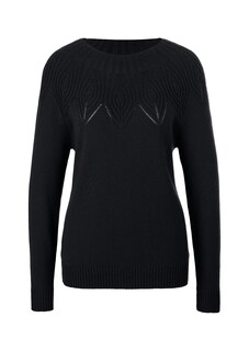 Knitted jumper with ajour accents thumbnail 6