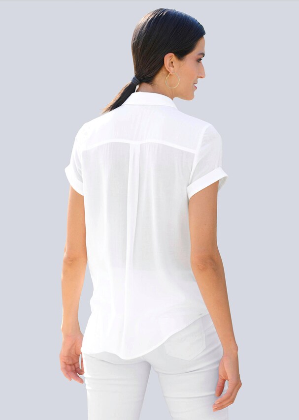 Bluse mit verlängertem Rückteil 2