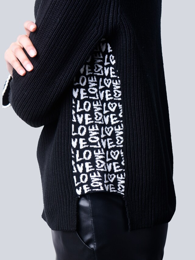 Pullover mit exklusivem Jacquardstrick