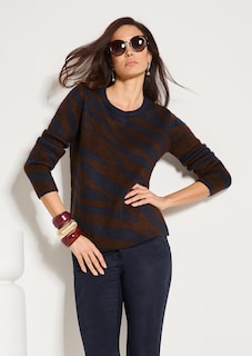 Pullover mit modischem Zebra-Muster thumbnail 7
