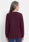 Tricot pullover met naadloze V-hals thumbnail 3