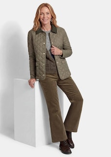 Veste matelassée légère avec col contrasté thumbnail 4