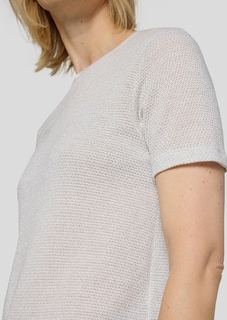 Leichter Strickpullover mit edlem Glanzgarn thumbnail 4