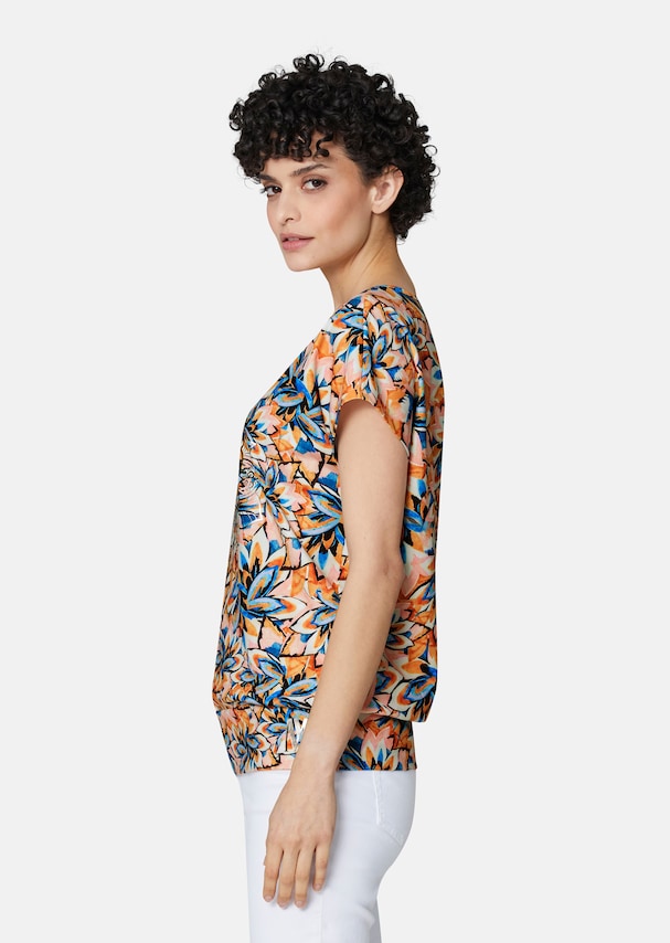 Floral shirt with trendy mandala print 3