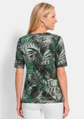 T-shirt en viscose avec imprimé palmier thumbnail 3