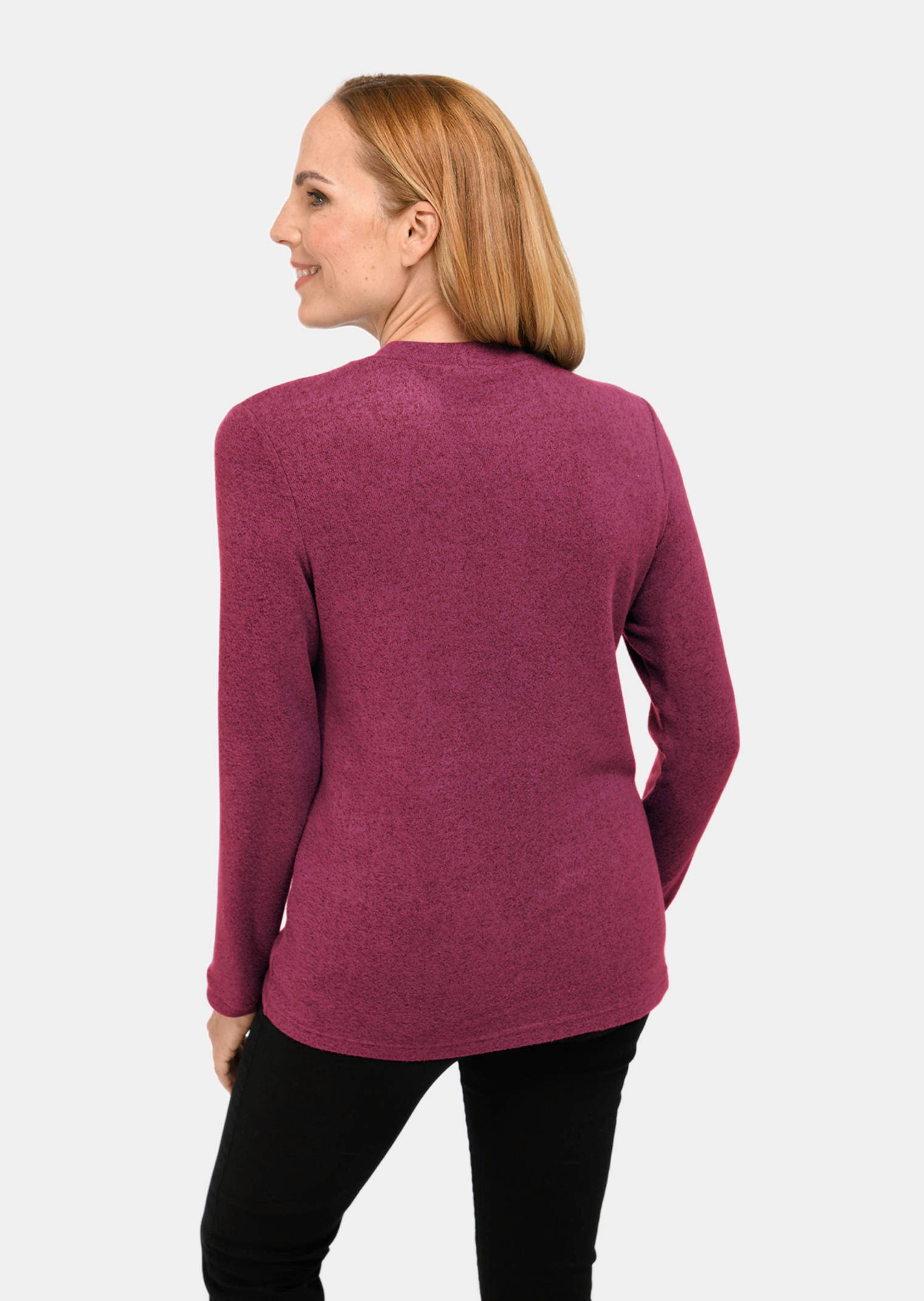 Confortable T-shirt avec pierres scintillantes - baie / mélangé - Gr. 26 de Goldner Fashion