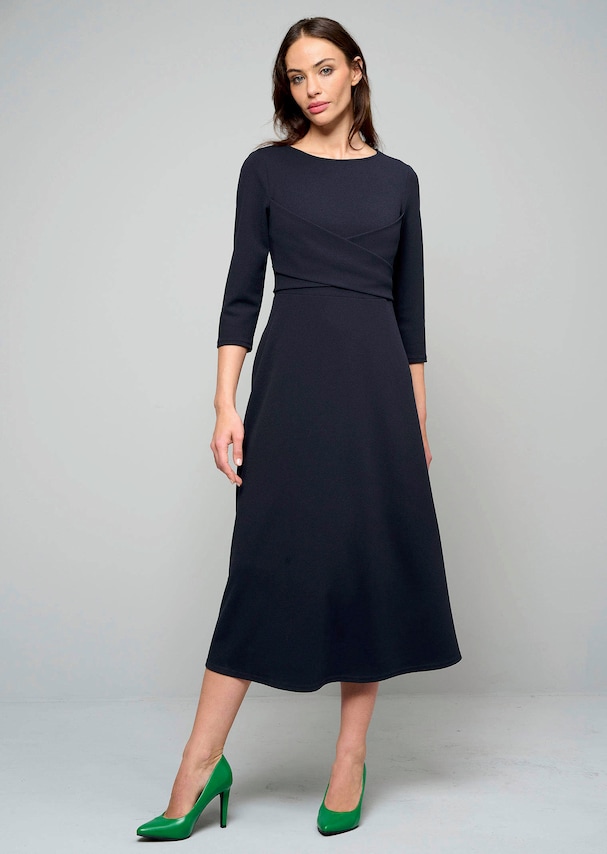 Jerseykleid mit Wickeloptik 1