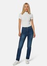 Schlanke Stretch-Jeans mit glanzvollen Nieten thumbnail 2