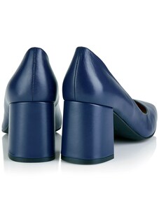 Escarpins en cuir à talons bloc thumbnail 2