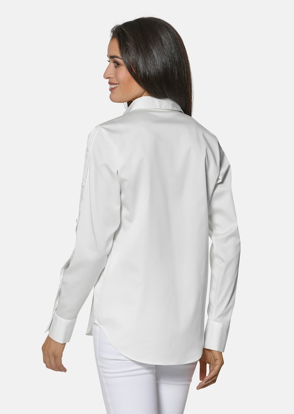 TALBOT RUNHOF X MADELEINE Shirt with sleeve button placket 2