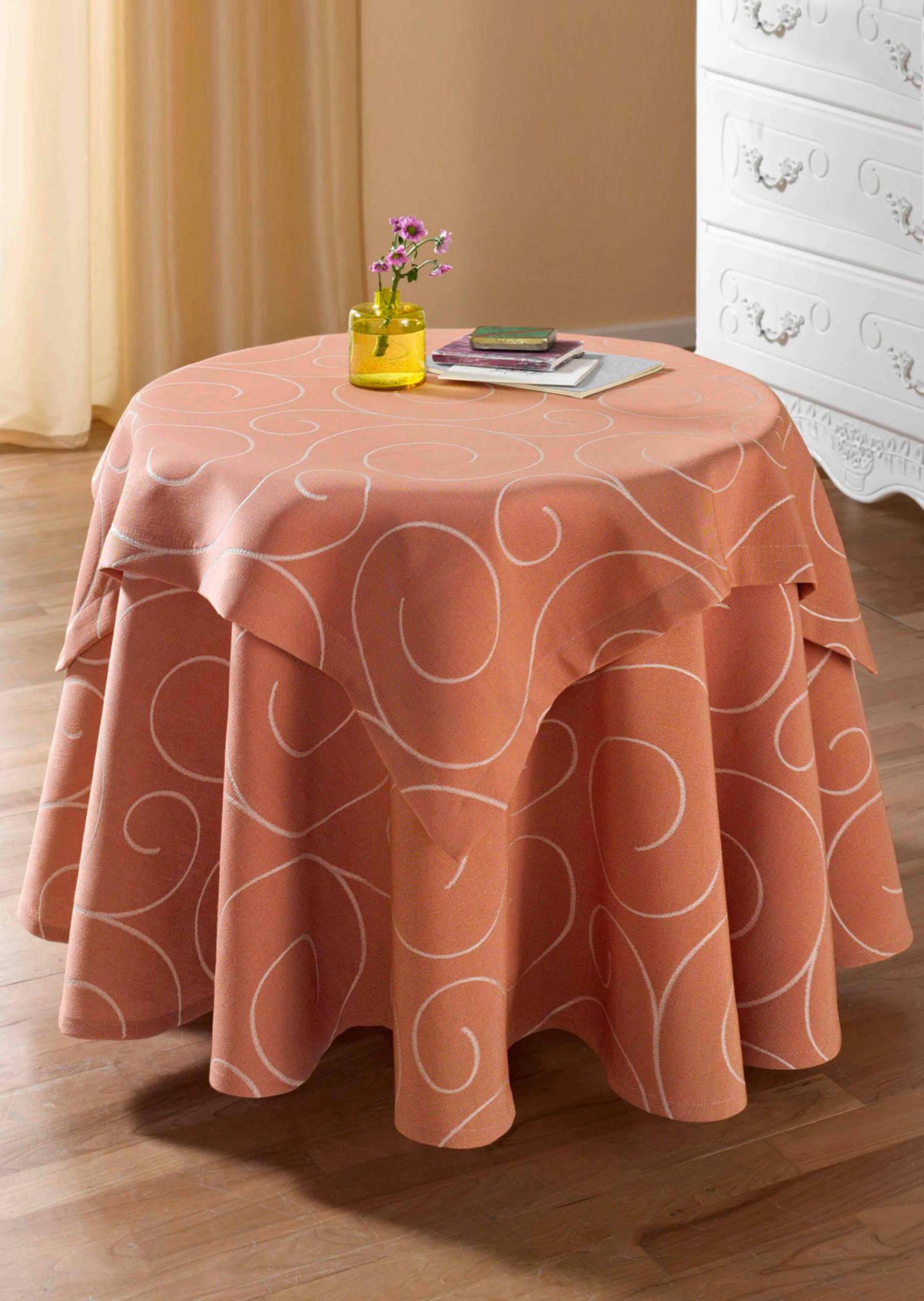 Nappe - terre cuite - Gr. 140 x 220 cm de Goldner Fashion