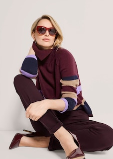 Pullover mit asymmetrischem Rollkragen thumbnail 4