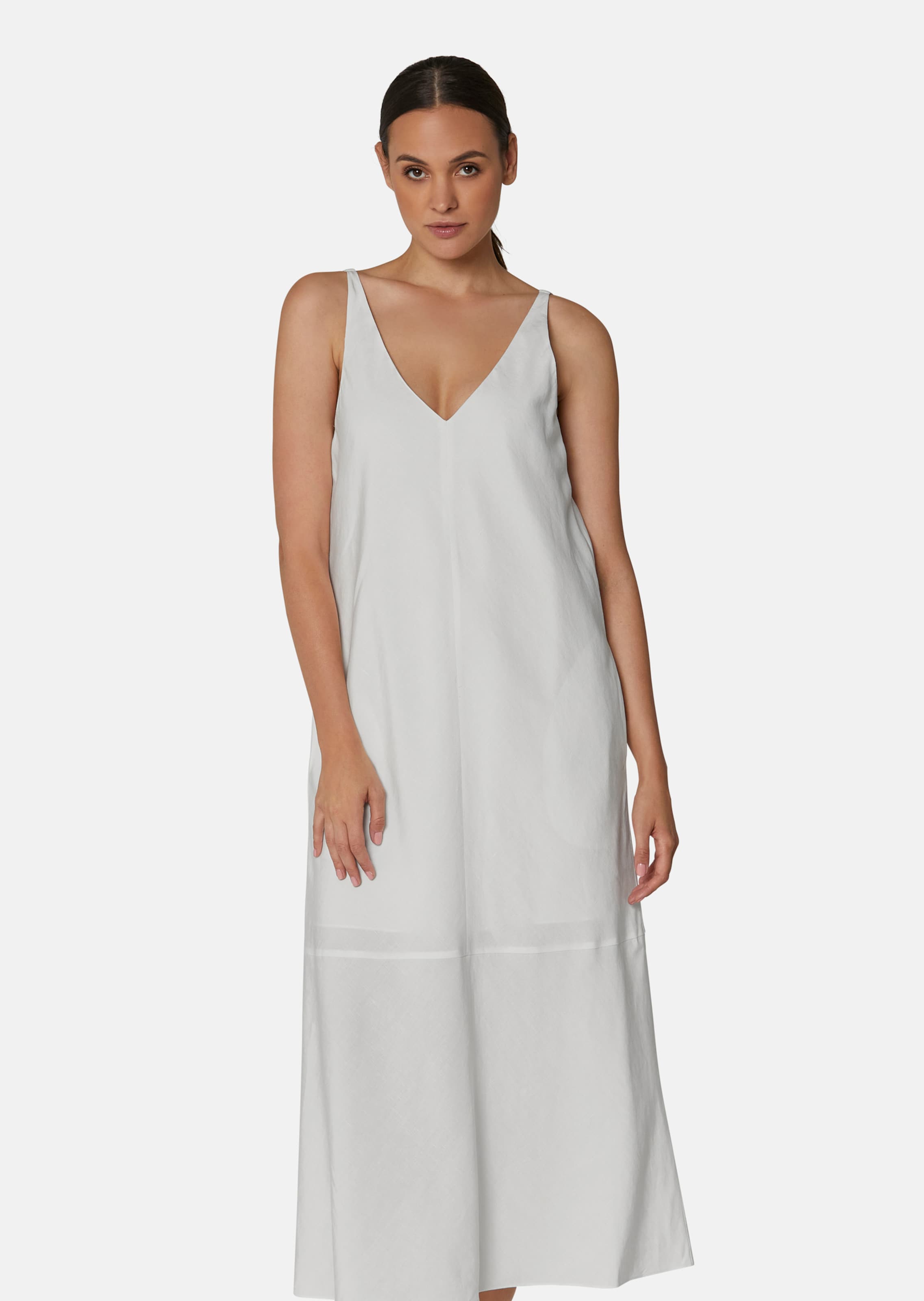 Ärmelloses Trägerkleid mit Taschen