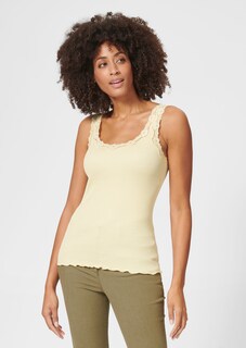 Top with lace and silk thumbnail 1
