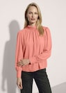 Chiffon-Bluse mit Stehkragen und Schluppe thumbnail 2