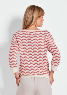 Pull en tricot à manches 3/4 thumbnail 3