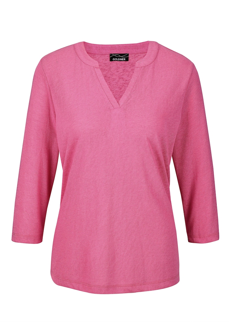 T-shirt en jersey de viscose aéré