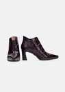 Bottines en cuir à motif reptile thumbnail 4