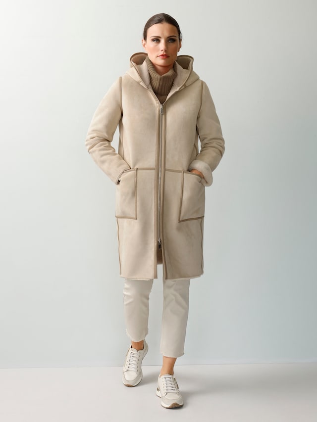 Wendemantel mit Kapuze 1