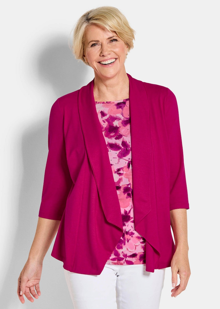 Jersey-Shirt in 2-in-1-Optik