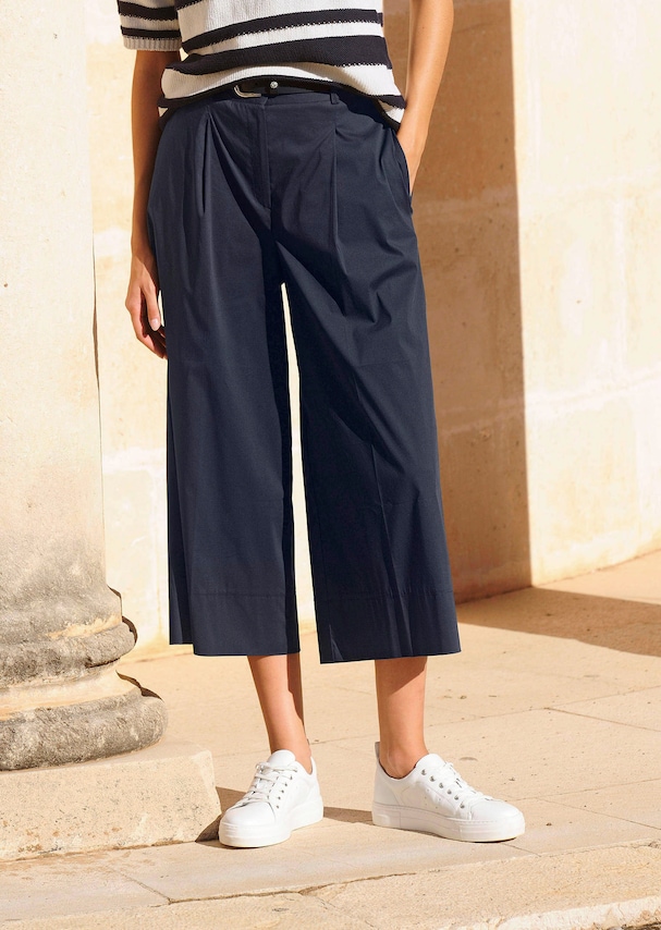 Culotte Hose mit weitem Beinverlauf 4