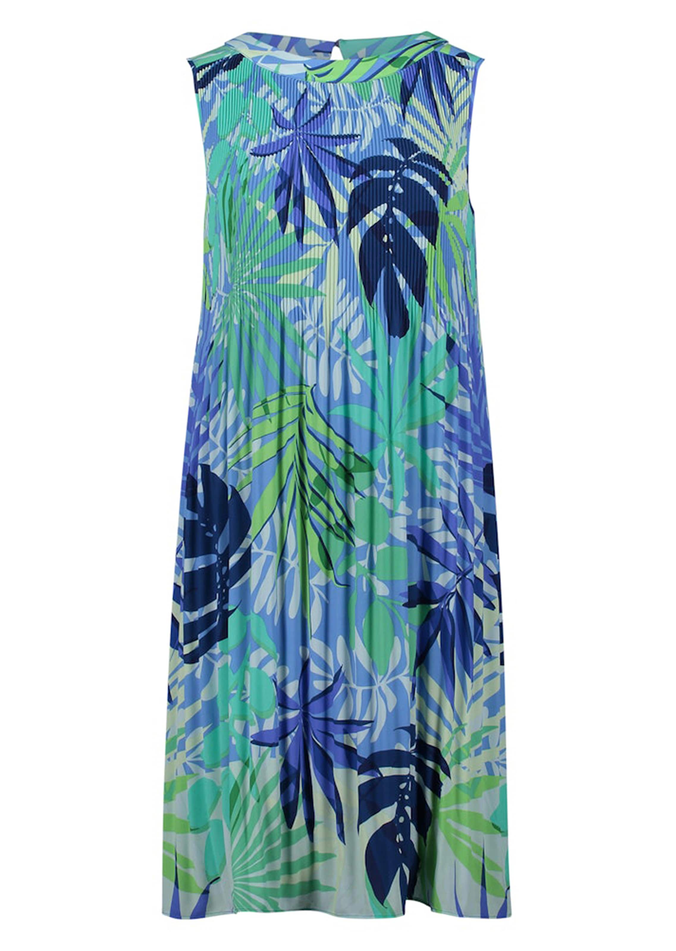 Robe plissée évasée, sans manches