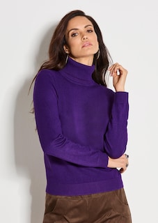 Fitted fine-knit turtleneck jumper thumbnail 7
